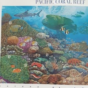 Collectible Postage Stamps Pacific Coral Reef 2004